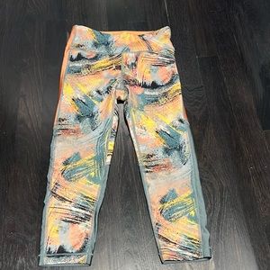 Athleta girl x Simone Biles capri length leggings size M/ 8-10 like new